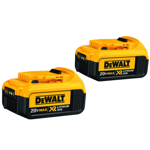 Dewalt DCB204-2 (2) 20V MAX Premium XR 4 Ah Lithium-Ion Batteries image number 0