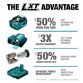 Factory Reconditioned Makita XPH12R-R 18V LXT Compact Brushless Lithium-Ion 1/2 in. Cordless Hammer Drill Kit with 2 Batteries (2 Ah) image number 4