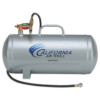 AIR TANKS | California Air Tools CAT-AUX05A 5 Gallon Aluminum Auxiliary Tank Hot Dog Air Compressor