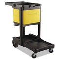 Cleaning and Sanitation Storage and Carts | Rubbermaid Commercial FG618100YEL Locking Cabinet for Rubbermaid Commercial Cleaning Carts - Yellow image number 0