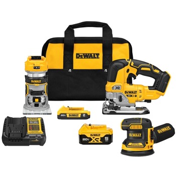 PRODUCTS | Dewalt DCK307D1P1 20V MAX XR Brushless Lithium-Ion 3-Tool Combo Kit with 2 Batteries (2 Ah/5 Ah)