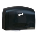 Paper Towels and Napkins | Scott 9602 14.25 in. x 6 in. x 9.7 in. Essential Coreless Jumbo Roll Tissue Dispenser - Black image number 0