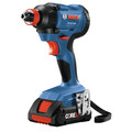 Factory Reconditioned Bosch GXL18V-239B25-RT 18V 2-Tool 1/2 in. Hammer Drill Driver and 2-in-1 Impact Driver Combo Kit with (2) CORE18V 4.0 Ah Lithium-Ion Compact Batteries image number 1