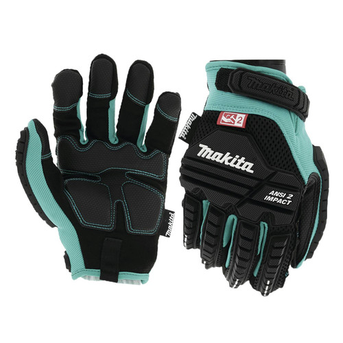 Makita T-04276 Advanced ANSI 2 Impact-Rated Demolition Gloves - Medium image number 0