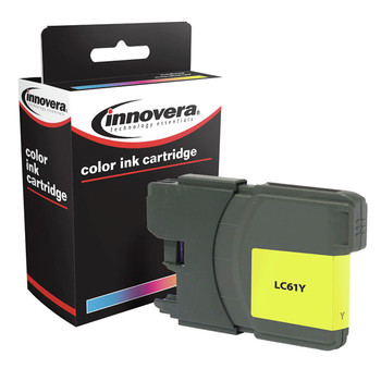 Innovera IVRLC61Y Remanufactured 750 Page Yield Ink Cartridge for Brother LC61Y - Yellow