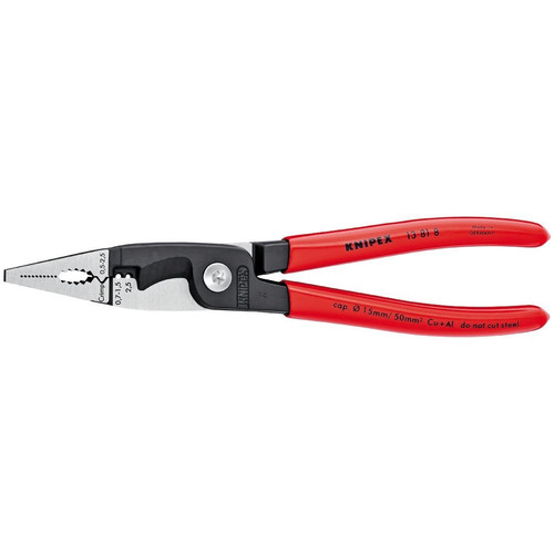 Knipex 13818 8 in. Electrical Installation Pliers image number 0