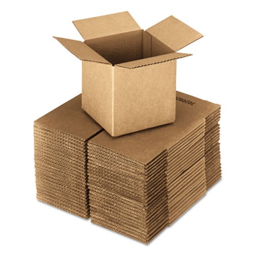 Mailing Boxes & Tubes | Universal UFS181818 Cubed Fixed-Depth Shipping Boxes, Regular Slotted Container (rsc), 18-in X 18-in X 18-in, Brown Kraft, 20/bundle image number 0