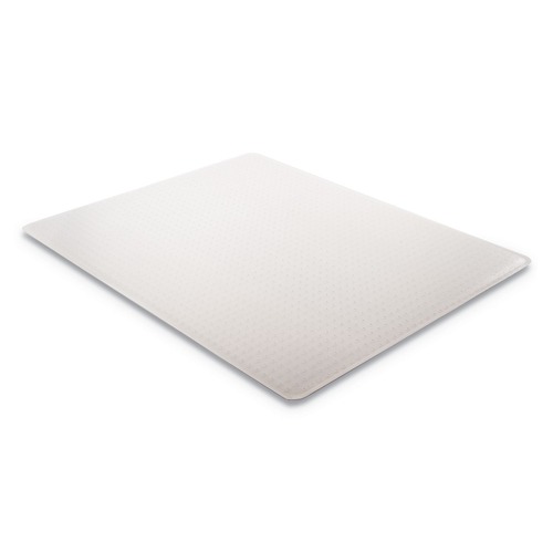 Deflecto CM11242COM Economat Occasional Use Chair Mat For Low Pile Carpet, 45 X 53, Rectangular, Clear image number 0