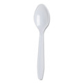 Dixie LT21 Teaspoon Lightweight Polystyrene Cutlery - White (1000/Carton) image number 0