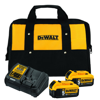 Dewalt DCB205-2CK 20V MAX 5 Ah Lithium-Ion Battery (2-Pack) and Charger Starter Kit Dewalt DCB205-2CK 20V MAX 5 Ah Lithium-Ion Battery (2-Pack) and Charger Starter Kit