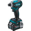 Makita GT200D 40V Max XGT Brushless Lithium-Ion 1/2 in. Cordless Hammer Drill Driver/ 4-Speed Impact Driver Combo Kit (2.5 Ah) image number 4