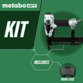 Pneumatic Finishing Staplers | Metabo HPT N3804AB3M 18-Gauge 1/4 in. Crown 1-1/2 in. Narrow Crown Stapler image number 1
