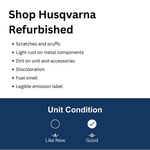 Factory Reconditioned Husqvarna 952991658 50.2cc Gas Variable Speed