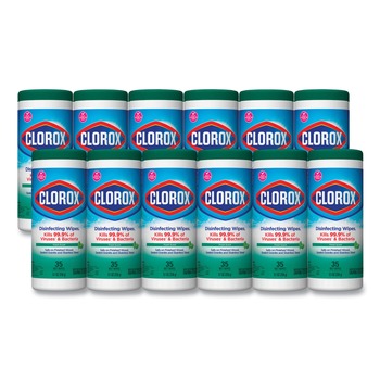 Clorox 01593 Fresh Scent Disinfecting Wipes (12/Carton)