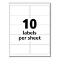 Avery 60525 UltraDuty GHS Chemical 2 in. x 4 in. Waterproof and UV Resistant Labels - White (50-Sheet/Pack 10-Pc./Sheet) image number 7