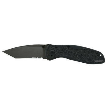 Kershaw Knives 1670TBLKST 3-3/8 in. Tanto Combo Blade (black)