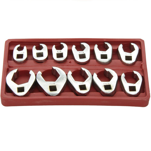 ATD 1090 11-Piece SAE Crowfoot Wrench Set image number 0