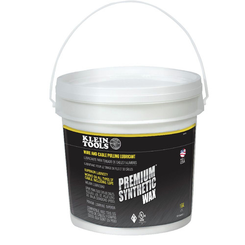 Save an extra 15% off Klein Tools! | Klein Tools 51012 1 Gallon Pail Premium Synthetic Wax image number 0