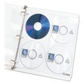 C-Line 61948 Standard, Stores 8 CDs, Deluxe CD Ring Binder Storage Pages (5/Pack) image number 1