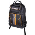 Klein Tools 55475 Tradesman Pro 17.5 in. 35-Pocket Tool Bag Backpack - Black/Orange image number 7