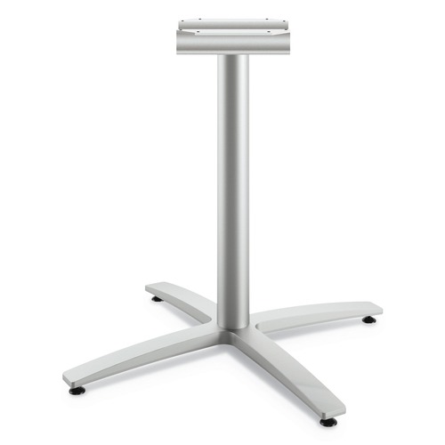 Office Desks & Workstations | HON HBTTX30S.PR8 Between Seated Height X-Base for 30 - 36 in. Table Tops - Silver image number 0