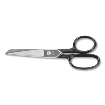 ACME 10259 7 in. Long 3.13 in. Cut Length Hot Forged Carbon Steel Shears - Black Handle