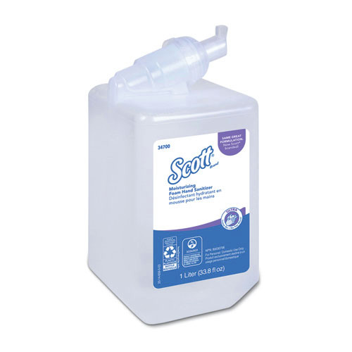 Hand Sanitizers | Scott 34700 6-Piece/Carton Control Super Moisturizing 1000 mL Foam Hand Sanitizer - Clear image number 0