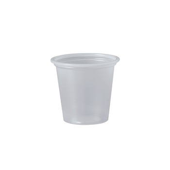 Dart P125N 1.25 oz. Polystyrene Portion Cups - Translucent (2500/Carton)