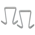 $99 and Under Sale | Alera ALECH2SR Steel Double Sided Partition Garment Hook - Silver (2/Pack) image number 0