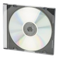$99 and Under Sale | Innovera IVR85800 100/Pack Slim CD/DVD Jewel Cases Clear/Black image number 0