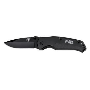 KNIVES | Klein Tools 44220 Drop-Point Blade Pocket Knife - Black
