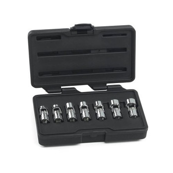 GearWrench 80564 7 pc. SAE 6 Pt. Flex Socket Set - 3/8 in. Drive