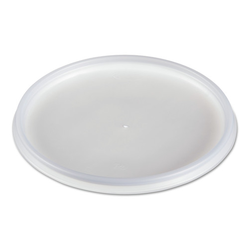 Just Launched | Dart 32JL Plastic Lids, Fits 32oz Foam Cups, Vented, White (500-Piece/Carton) image number 0