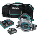 Makita GSH02M1 40V max XGT AWS Capable Brushless Lithium-Ion 7-1/4 in. Cordless Circular Saw Kit with Guide Rail Compatible Base (4 Ah) image number 0