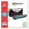 Innovera IVRE341A 13500 Page-Yield Remanufactured Replacement for HP 651A Toner - Cyan image number 2