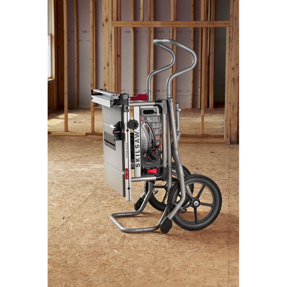 SKILSAW SPT9912 15 Amp Heavy Duty Worm Drive 10 in. Corded Table Saw with Stand Tyler Tool