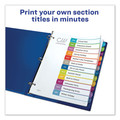 test | Avery 11847 Ready Index 12-Tab Table of Contents Arched Tab Dividers Set - Multicolor (1-Set) image number 8