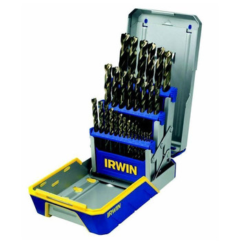 Irwin Hanson 3018006B 29-Piece Turbomax Metal Index Drill Bit Set