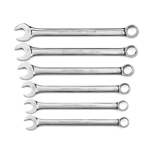 GearWrench 81922 6-Piece Metric Large Add-On Combination Non-Ratcheting Wrench Set image number 0