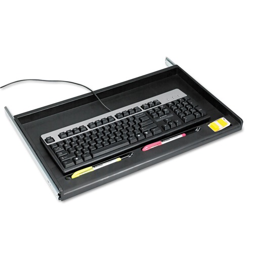  | Innovera IVR53010 21.38 in.  x 12.88 in. Standard Underdesk Keyboard Drawer - Black image number 0
