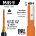 Screwdrivers | Klein Tools 33532-INS 2-Piece Insulated 4 in. Phillips/ Slotted Screwdriver Set image number 4