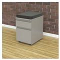 Alera ALEPBBFLG 14.96 in. x 19.29 in. x 21.65 in. 2-Drawer Metal Pedestal Box File with Full Length Pull - Light Gray image number 1
