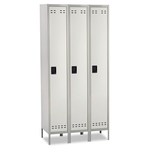 New Arrivals | Safco 5525GR 1-Tier 3-Column 36 in. x 18 in. x 78 in. Locker - 2-Tone Gray image number 0
