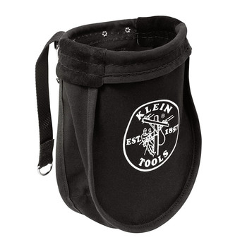 Klein Tools 51A 9 in. x 3.5 in. x 10 in. Nut and Bolt Canvas Tool Pouch - Black