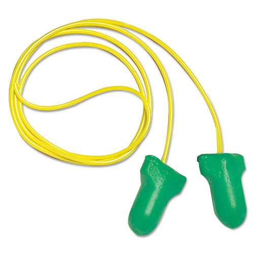 Howard Leight by Honeywell LPF-1-D Lpf-1 D Max Lite Single-Use Earplugs, Ls 500, Cordless, 30nrr, Green, 500 Pairs image number 0