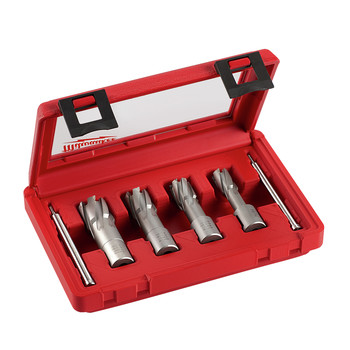 Milwaukee 49-22-8430 4-Piece 1-3/8 in. Tungsten Carbide Tooth Annular Cutter Set Milwaukee 49-22-8430 4-Piece 1-3/8 in. Tungsten Carbide Tooth Annular Cutter Set