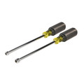 Klein Tools 646M 2-Piece 6 in. Magnetic Nut Driver Set image number 2