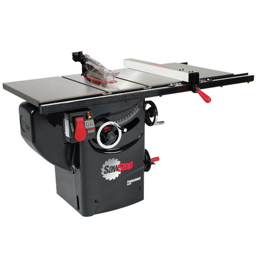 Table Saws | SawStop PCS31230-PFA30 220V Single Phase 3 HP 13 Amp 10 in. Professional Cabinet Saw with 30 in. Premium Fence System image number 0