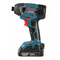 Factory Reconditioned Bosch 25618-02-RT 18V Lithium-Ion 1/4 in. Impact Driver with SlimPack Batteries image number 2