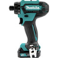 Makita FD10R1 12V max CXT Lithium-Ion Hex Brushless 1/4 in. Cordless Drill Driver Kit (2 Ah) image number 2